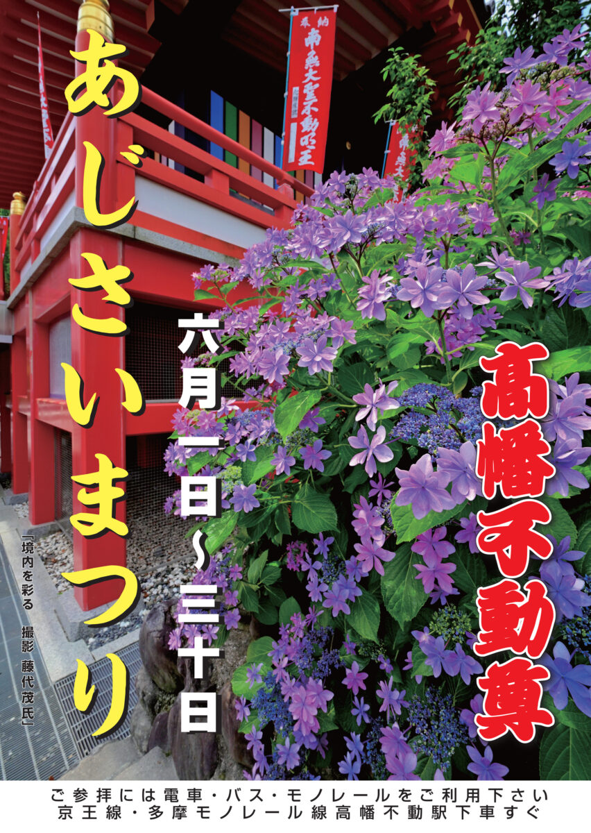 高幡不動尊 あじさいまつり